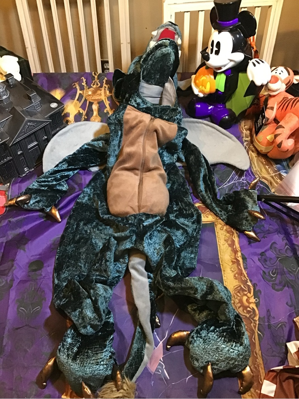 FAO Schwarz blue fantasy dragon costume size 4t
